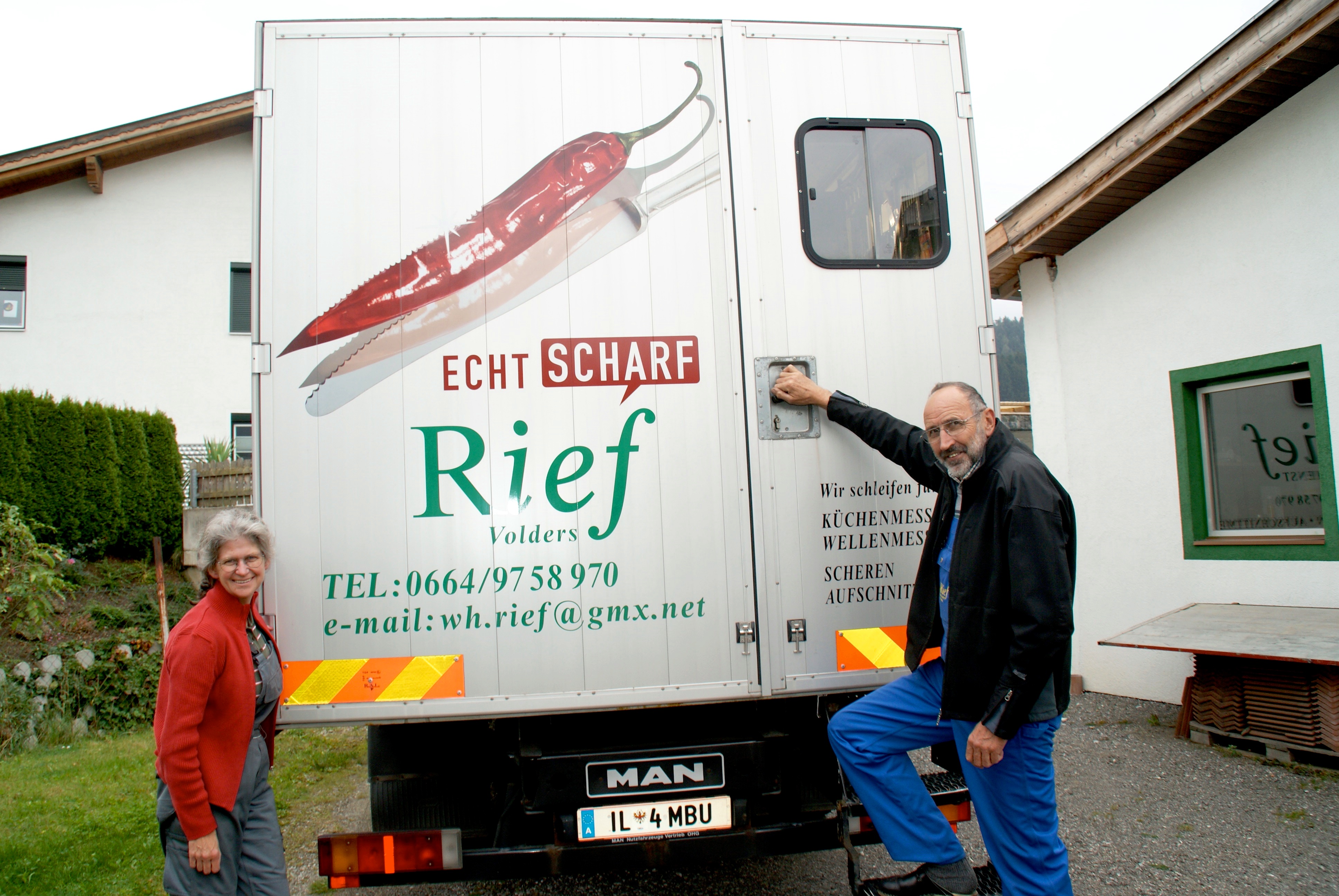 Messer schleifen Tirol Ehepaar