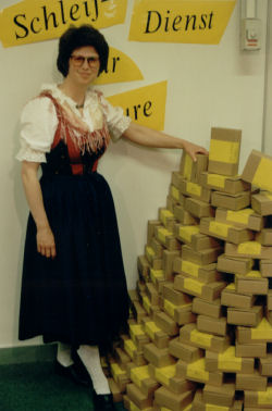 ca 1992, Friseur Fachmesse in Wien