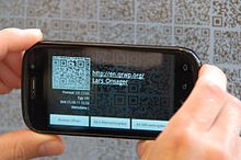 Anwendung qr-Code